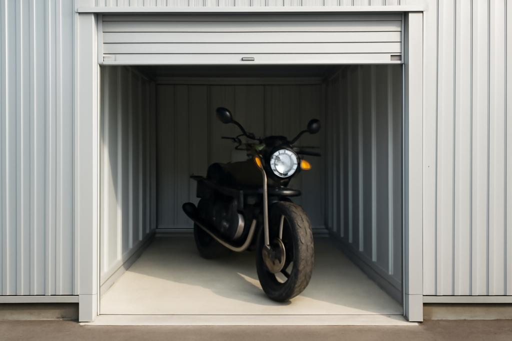 足立区でバイクを預けるトランクルーム・コンテナ