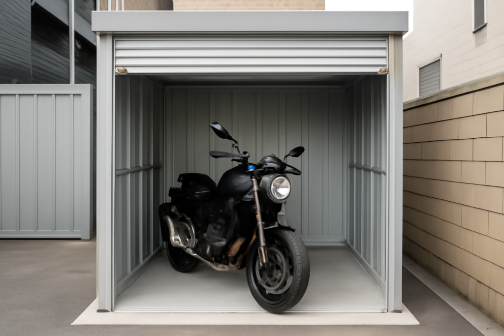 荒川区でバイクを預けるトランクルーム・コンテナ