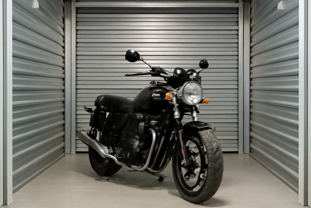 バイクのトランクルーム保管