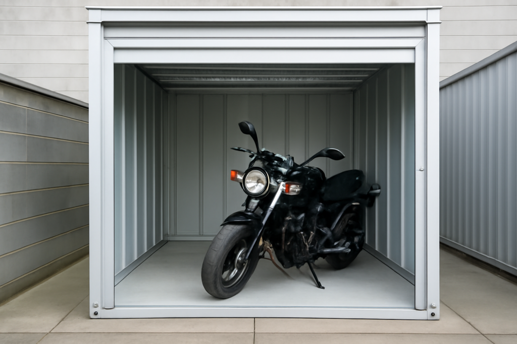 東村山市でバイクを預けるトランクルーム・コンテナ