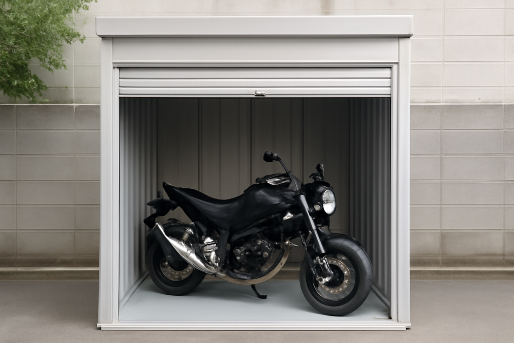 日野市でバイクを預けるトランクルーム・コンテナ