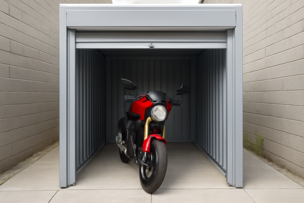 葛飾区でバイクを預けるトランクルーム・コンテナ