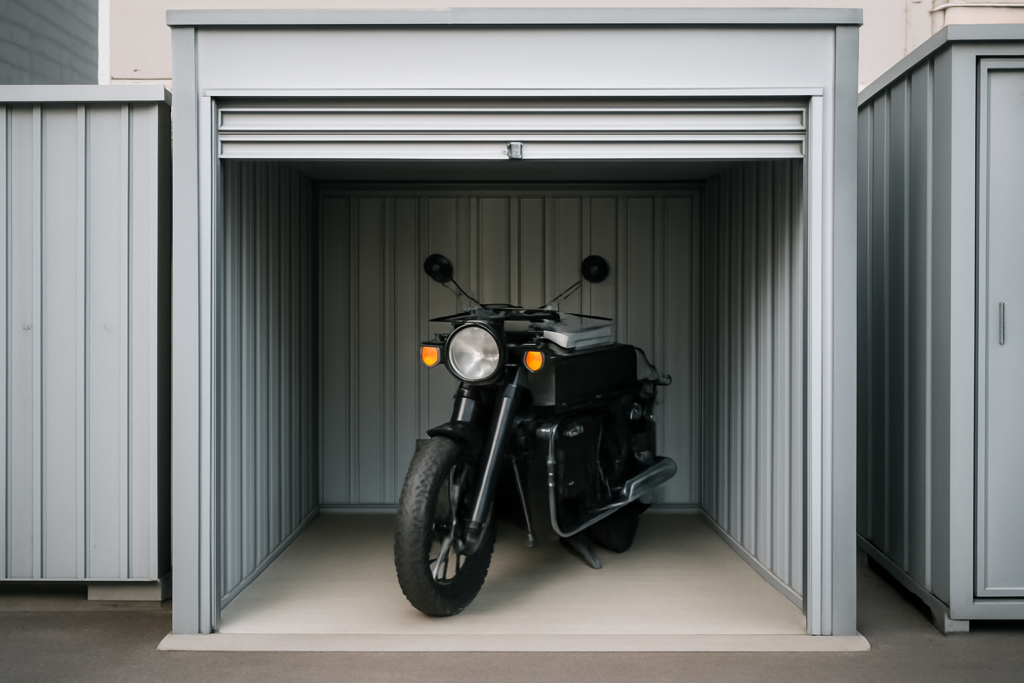 小金井市でバイクを預けるトランクルーム・コンテナ