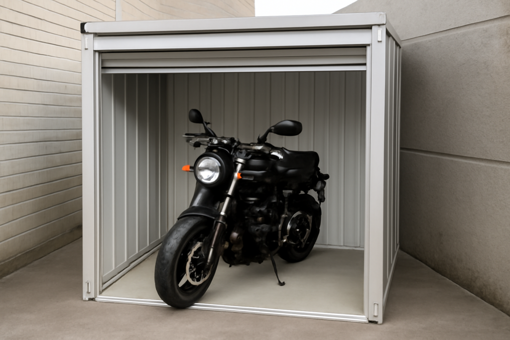 目黒区でバイクを預けるトランクルーム・コンテナ