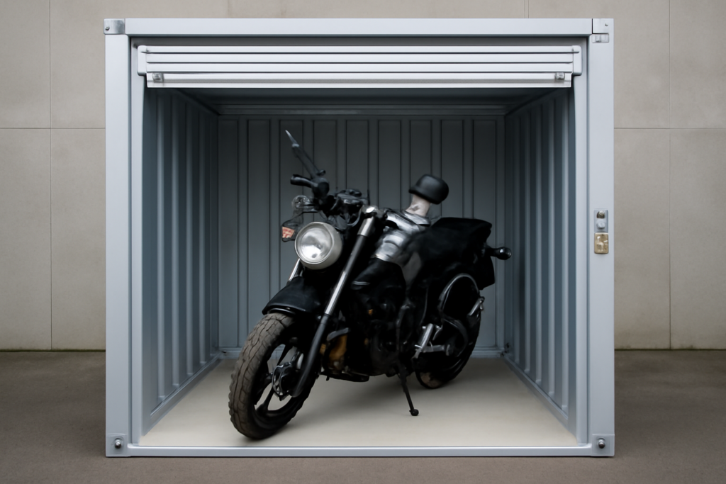 武蔵野市でバイクを預けるトランクルーム・コンテナ