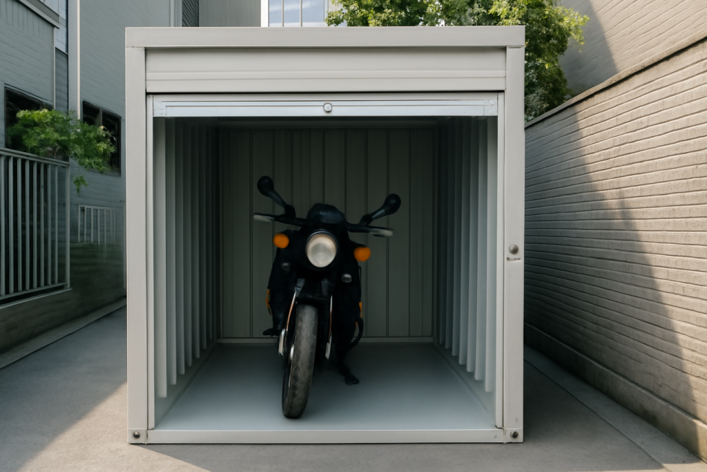 練馬区でバイクを預けるトランクルーム・コンテナ