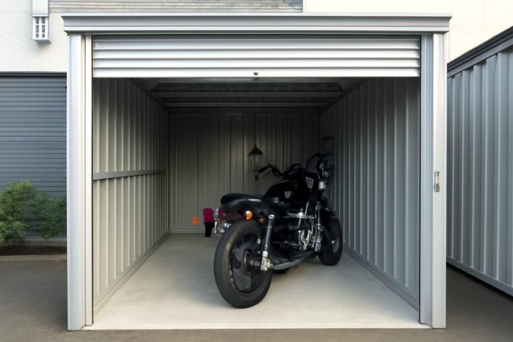 品川区でバイクを預けるトランクルーム・コンテナ