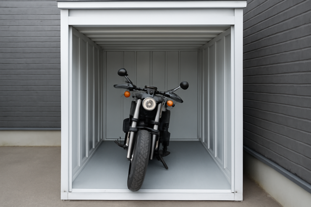 多摩市でバイクを預けるトランクルーム・コンテナ