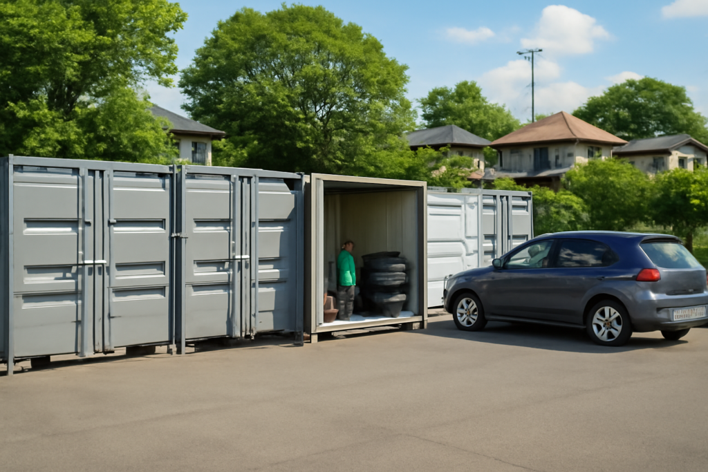 千葉市若葉区の屋外コンテナ型トランクルーム