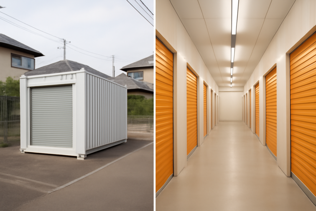 日進市のトランクルーム（屋外コンテナと屋内型）