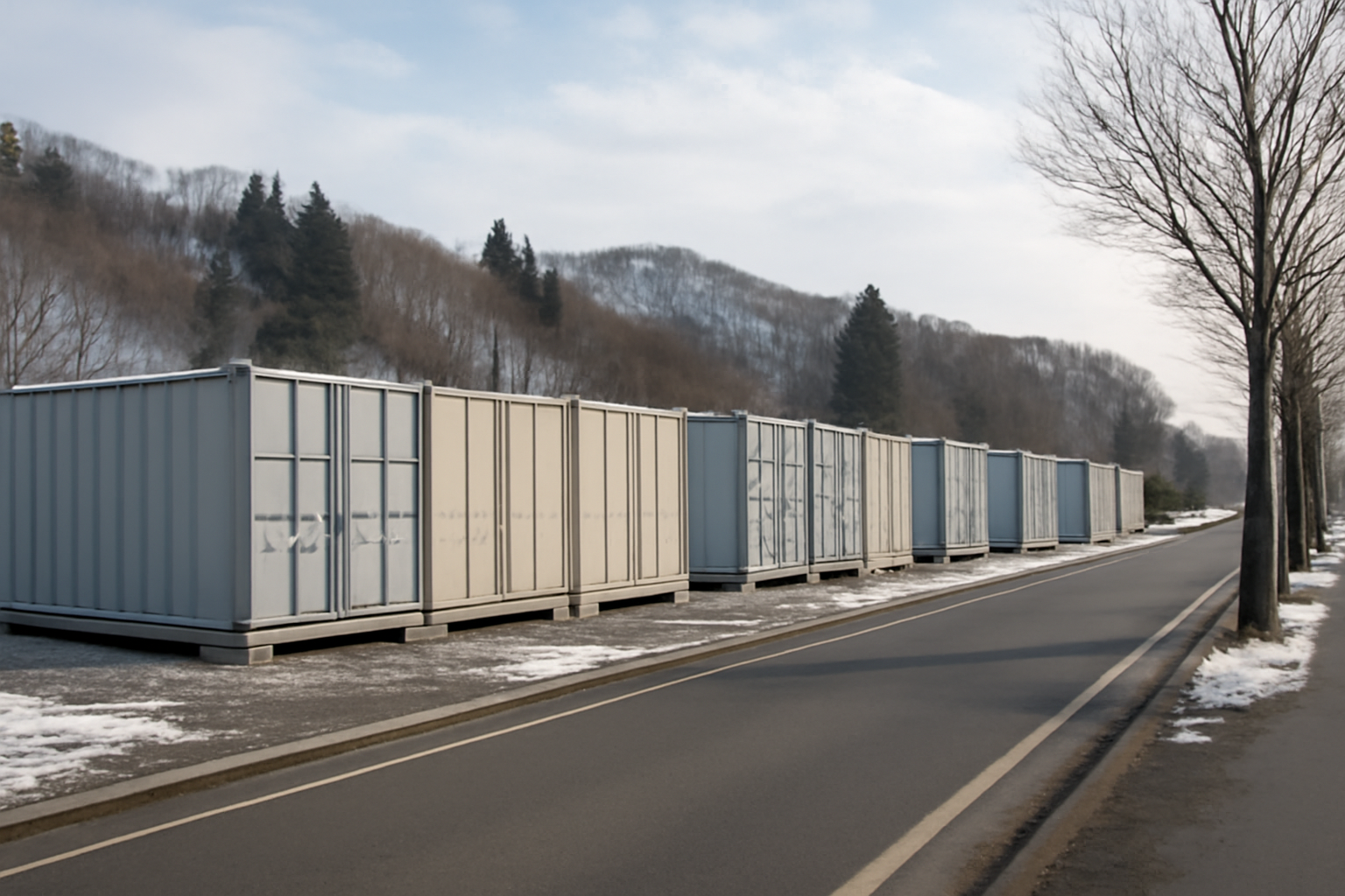 仙台市泉区の屋外型トランクルーム
