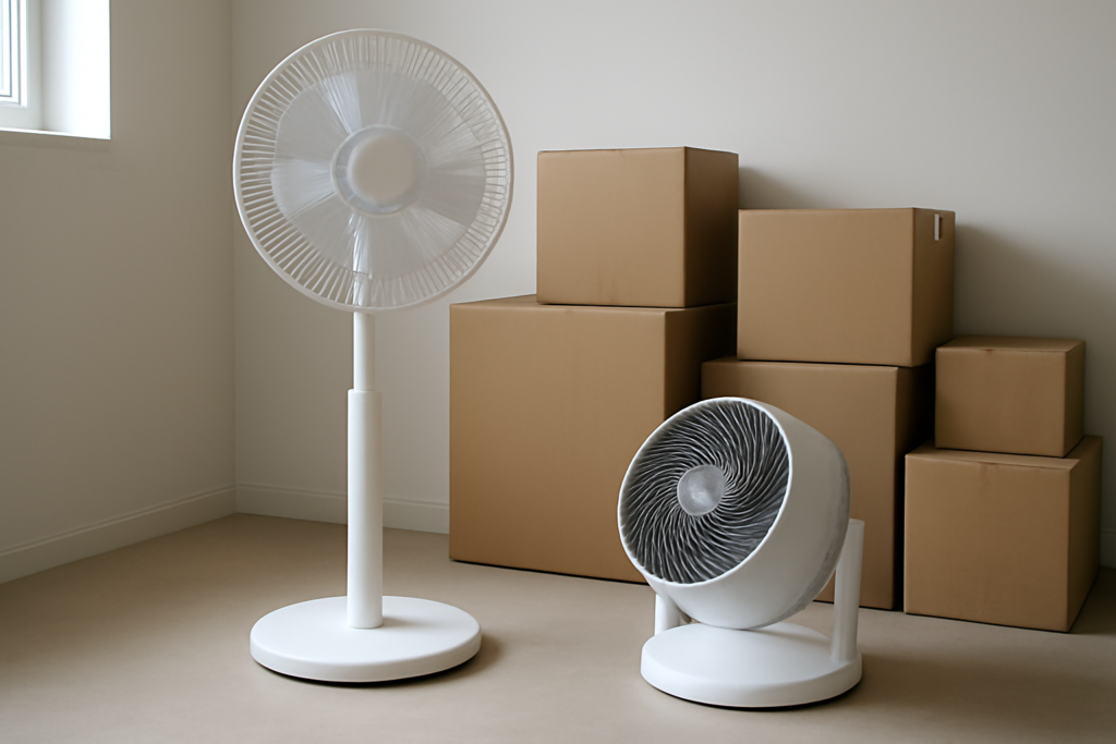 夏物家電の保管イメージ