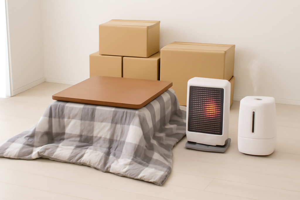 冬物家電の保管イメージ