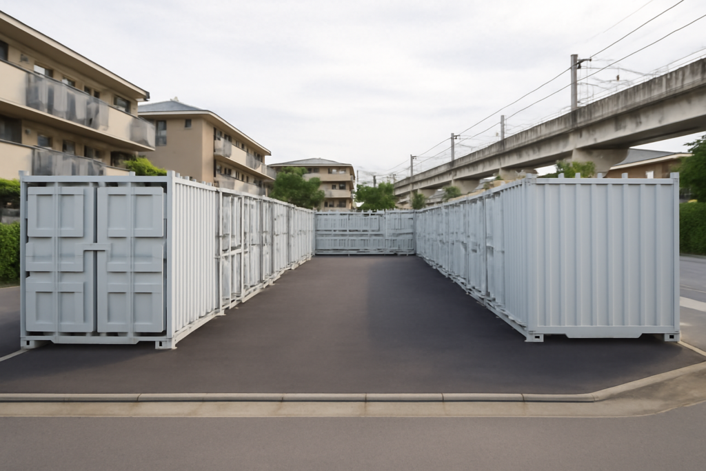 横浜市港北区の屋外型トランクルーム